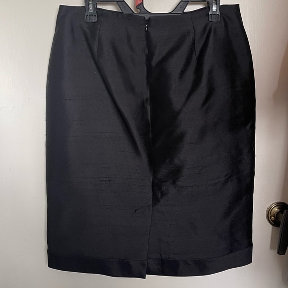 NWT Talbots Silk & Wool Blend Bow Detail Skirt - Picture 4 of 8